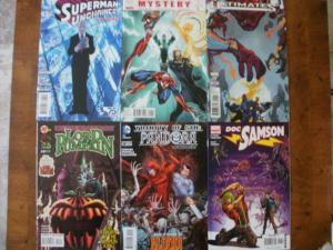 6 Comic: SUPERMAN UNCHAINED #4 ULT. MYSTERY #1 PUMPKIN #3 PANDORA #14 SAMSON #4