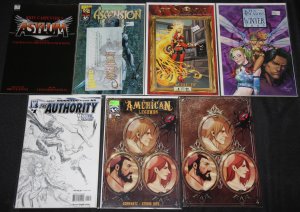 Modern INDEPENDENT VARIANT TITLES 77pc High Grade Comic Lot VF-NM Dr Who, Dredd