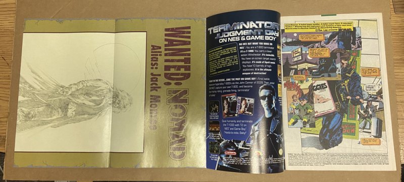 Nomad #1 ( 8.5 VFN+ ) Tri-Fold cover / Origin / May 1992