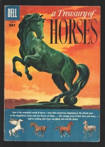 Treasury of Horses #1  1955 - Dell  -VG - Comic Book