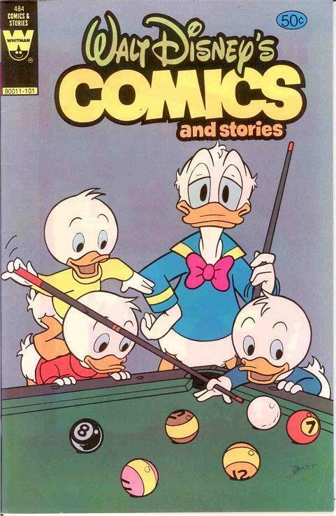 WALT DISNEYS COMICS & STORIES 484 F-VF pre pack only COMICS BOOK