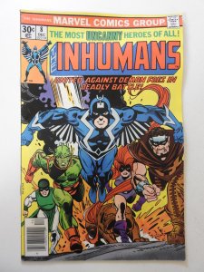 The Inhumans #8 (1976) VG Condition