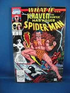 WHAT IF 17 VF KRAVEN AMAZING SPIDERMAN MARVEL 1990