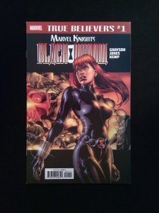 True Believers Black Widow By Grayson and Jones #1  MARVEL Comics 2018 VF+