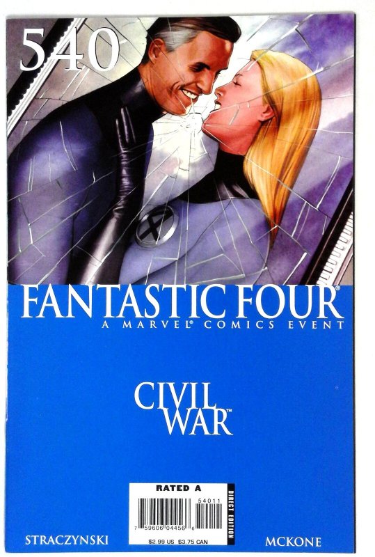 Fantastic Four #540 Sue Storm Reed Richards Civil War Marvel (2006) NM-