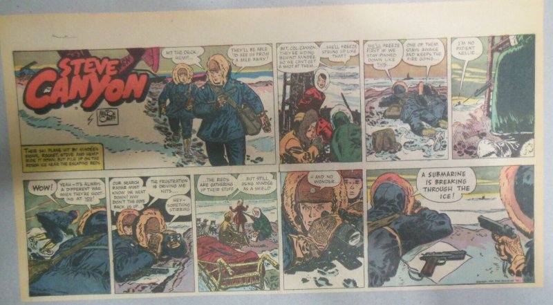 (45) Steve Canyon Sundays by Milton Caniff 1960 Near Complete Year ! 7.5 x 15