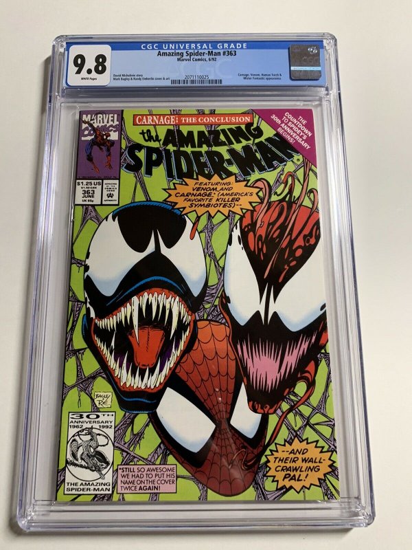 Amazing Spider-man 363 Cgc 9.8 White Pages