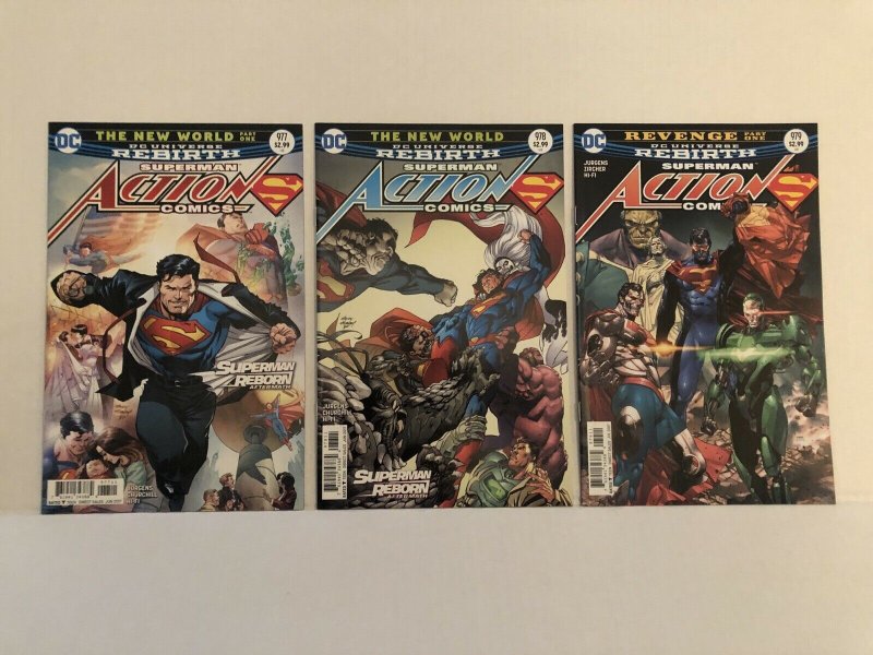 Action Comics #970 - 979  Lot Of 9 Comics No #976