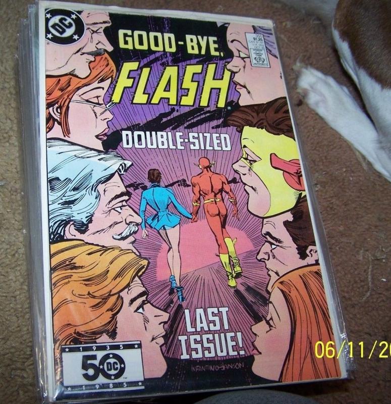 FLASH COMIC # 350  LAST ISSUE BEFORE death in CRISIS  EVENT  INFANTINO ART