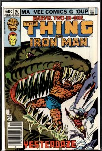 Marvel Two-in-One #97 (1983) The Thing