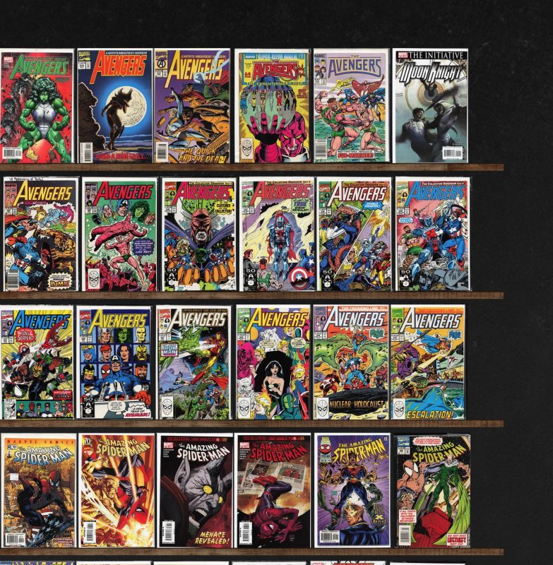 Huge Lot 150+ Comics with The Avengers, The Amazing Spider-Man & More!