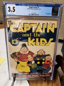 Captain and The Kids #1 CGC 3.5 1939
