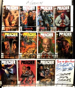 PREACHER  18-55, + 5 one shots  Garth Ennis takes the show on the road 43 DIFF