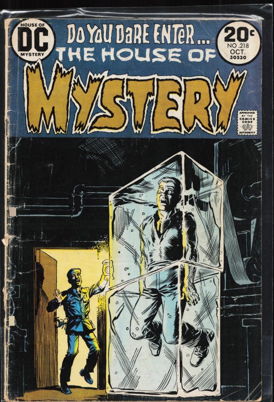 House of Mystery #218 (1973) Cain the Caretaker