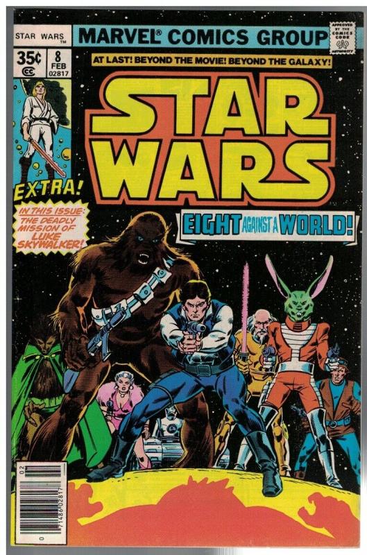 STAR WARS 8 VG-F Feb. 1978