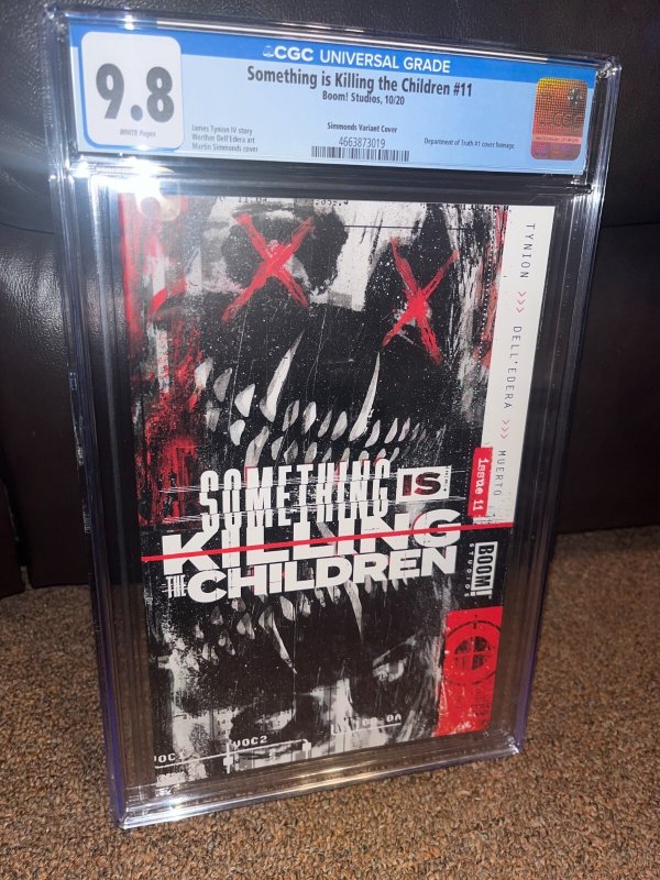 Something is Killing the Children 11 Department of Truth 1 1:100 Variant CGC 9.8