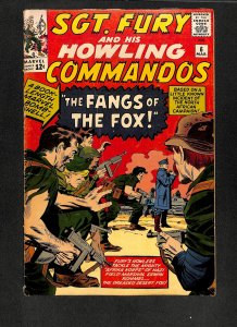 Sgt. Fury and His Howling Commandos #6 Jack Kirby Art!