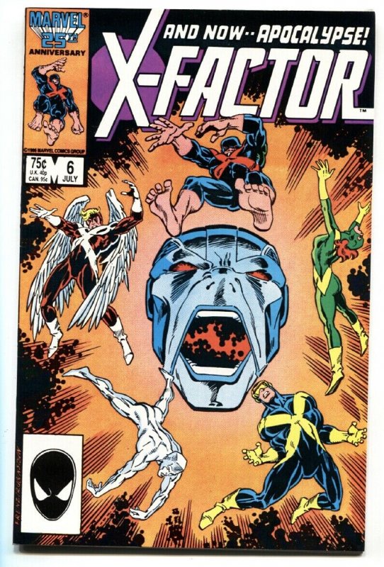 X-FACTOR #6-comic book First appearance Apocalypse!-1986-NM-