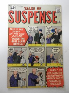 Tales of Suspense #34 (1962) VG Condition 1 in tear bc, moisture stain, ink fc
