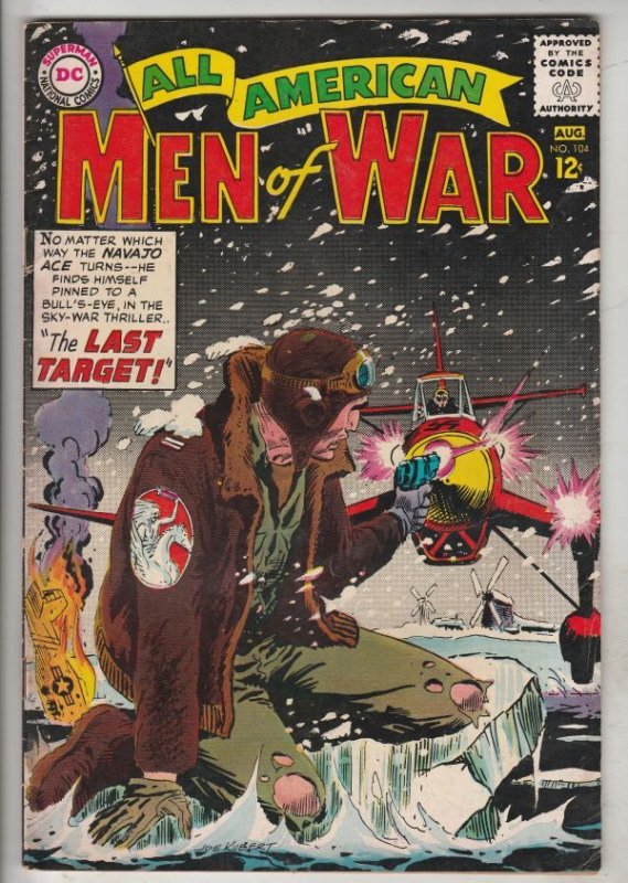 All-American Men of War #104 (Aug-64) FN/VF+ High-Grade Johnny Cloud