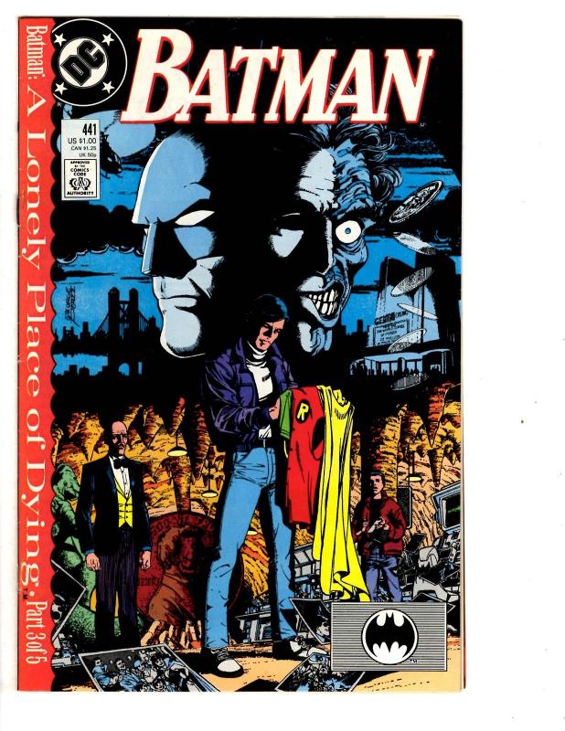 10 Batman DC Comic Books # 436 437 438 440 441 443 444 445 446 447 Robin CB4