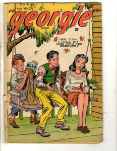 Georgie Comics # 3 GD- Golden Age Comic Book Teenage Romance Humor JL2