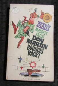1963 Mad's Maddest Artist DON MARTIN BOUNCES BACK VG 4.0 5th Signet Paperback