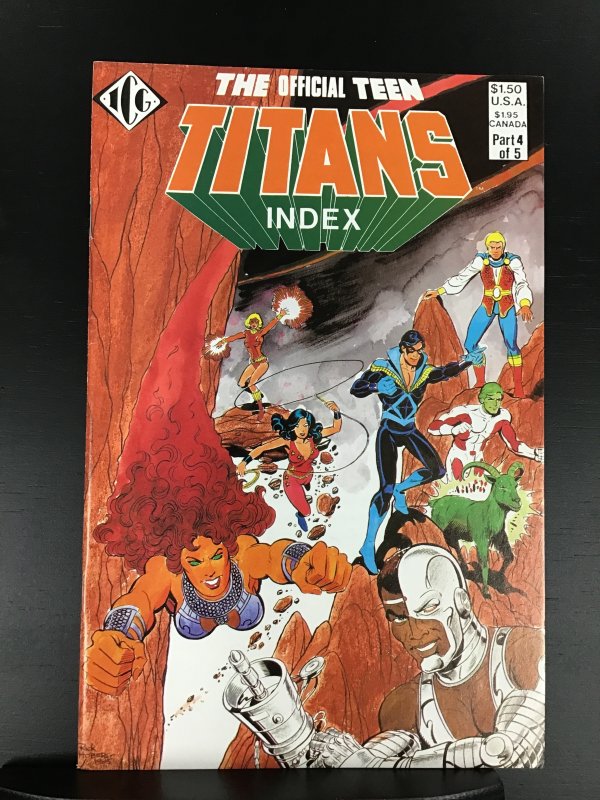 The Official Teen Titans Index #4 (1985)