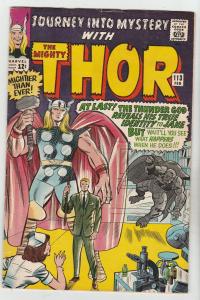 Journey into Mystery #113 (Feb-65) FN- Mid-Grade Thor