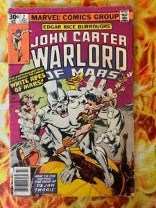 John Carter Warlord of Mars #2 (1977) - VF