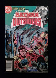 Batman and the Outsiders #2  DC Comics 1983 VF+ NEWSSTAND 
