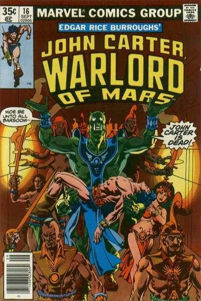 John Carter: Warlord of Mars (1977 series) #16, VF+ (Stock photo)