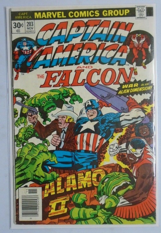 Captain America and the Falcon #203  4.0 VG (1976)