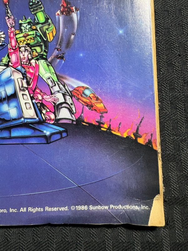 1986 THE TRANSFORMERS Sticker Album GD 2.0 Hasbro / Diamond NO DECODER
