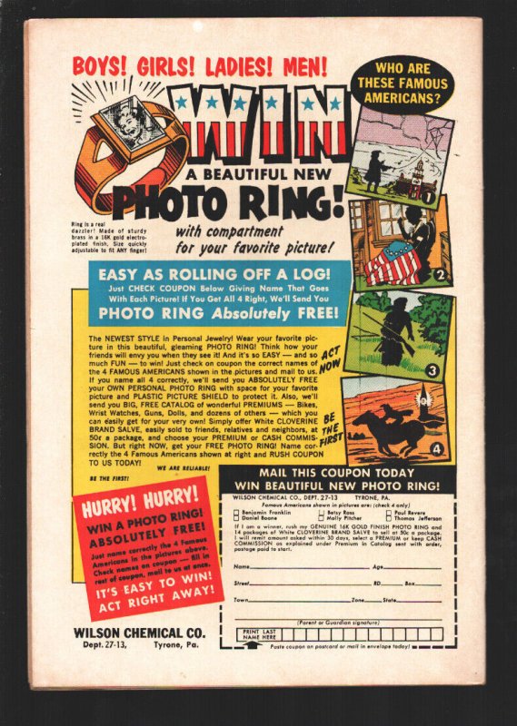 Forbidden Worlds #96 1960-ACG-Witch cover-Ken Landau rocket ship story art-VG+