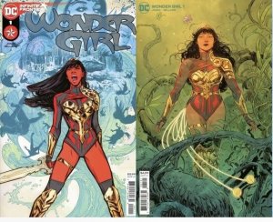 WONDER GIRL 1 COVER A B SET NM+ 1ST YARA FLOR ONGOING 2021 DC COMICS