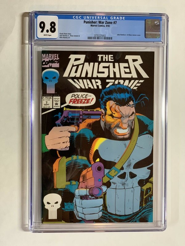 Punisher War Zone 7 Cgc 9.8 Wp Marvel 1st Lynn Michaels 7 On Census We Own 3!