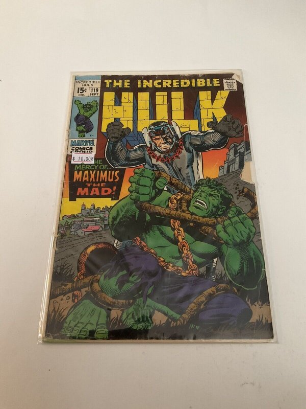 Incredible Hulk 119 Good Gd 4.0 Marvel