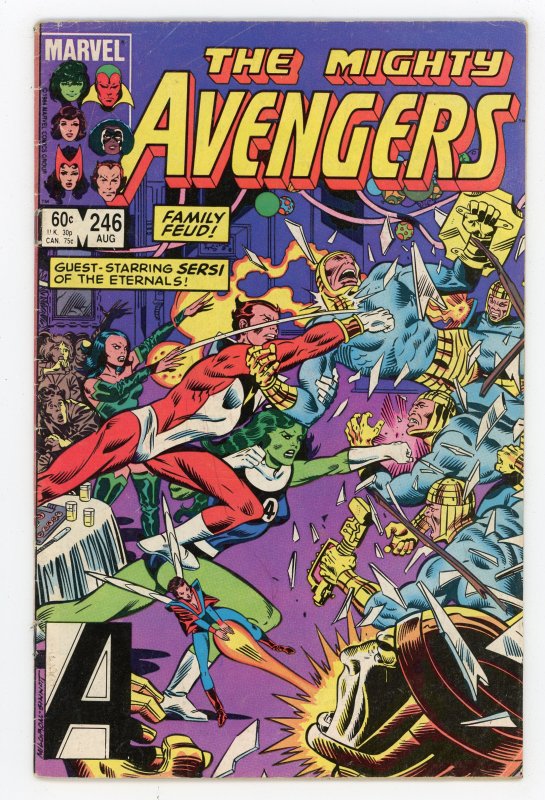 Avengers #246 Roger Stern She-Hulk 1st Maria Rambeau FN