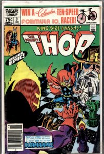 Thor Annual #9 Newsstand Edition (1980) Thor