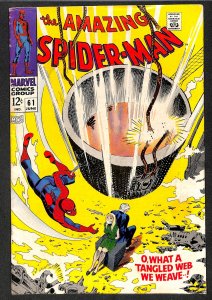 Amazing Spider-Man #61 FN- 5.5 1st Gwen Stacy Cover! Marvel Comics Spiderman