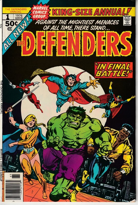 Defenders(vol. 1) Annual # 1 Showdown with Nebulon and the Headmen !