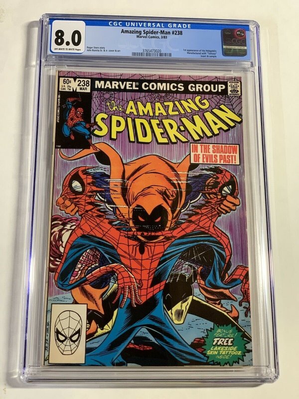 Amazing Spider-man 238 Cgc 8.0 Ow/w Pages