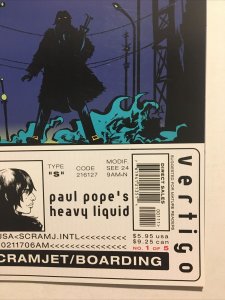 Heavy Liquid #1 #2 #3 #4 Lot Paul Pope Writer Illustrator 2000 Vertigo DC Comics