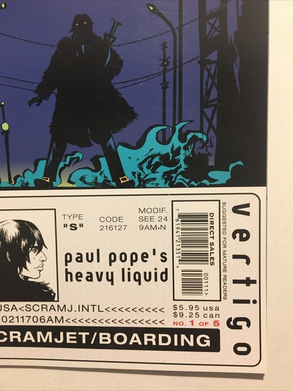 Heavy Liquid #1 #2 #3 #4 Lot Paul Pope Writer Illustrator 2000 Vertigo DC Comics