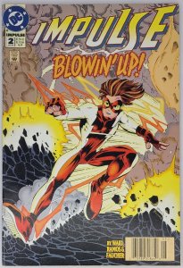 Impulse 2 DC Comics 1995 6.5 FN+ Bart Allen Flash Humberto Ramos Newsstand