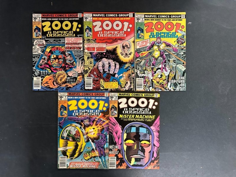 2001: A Space Odyssey (1976) #1-10 FN (6.0) Jack Kirby Cover