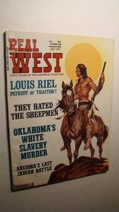 REAL WEST 84 *NICE COPY* 1970 WESTERN ARIZONA INDIAN BATTLE YELLOWSTONE