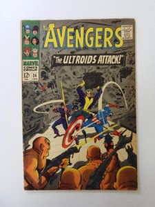 The Avengers #36 (1967) VG condition manufactured with one staple