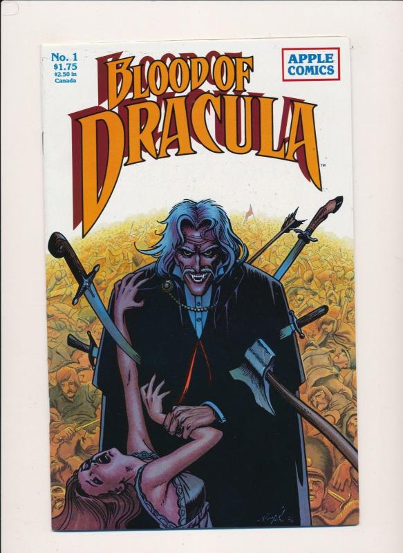 Apple Comics BLOOD OF DRACULA #1,2,3,5,6,7 (1987) ~ VF/NM (PF201) 6 Comics